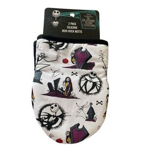 Disney Nightmare Before Christmas Mini Oven Mitts 2 Pack Silicone Jack